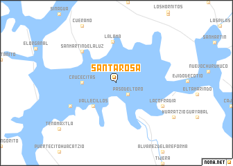 map of Santa Rosa