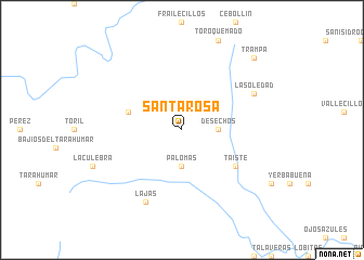 map of Santa Rosa