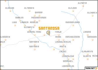 map of Santa Rosa