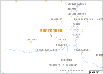 map of Santa Rosa