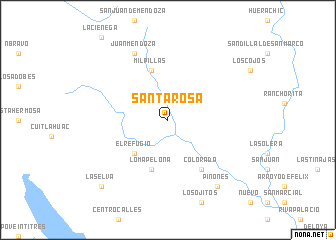 Santa Rosa Mexico Map Santa Rosa (Mexico) map   nona.net