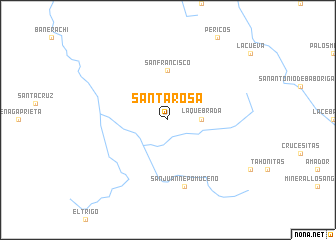 map of Santa Rosa