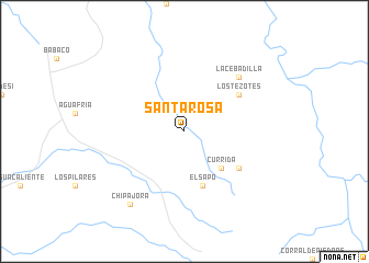 map of Santa Rosa