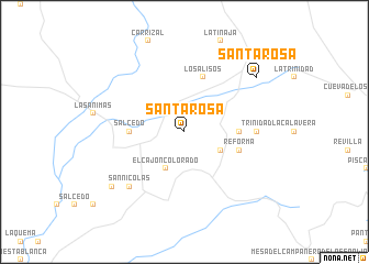 map of Santa Rosa