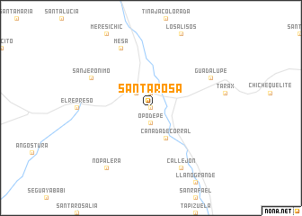 Santa Rosa (Mexico) map - nona.net