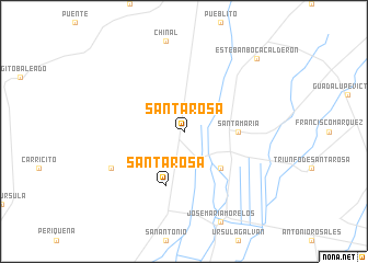 map of Santa Rosa