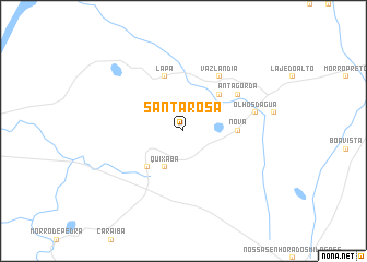 map of Santa Rosa