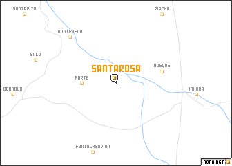 map of Santa Rosa