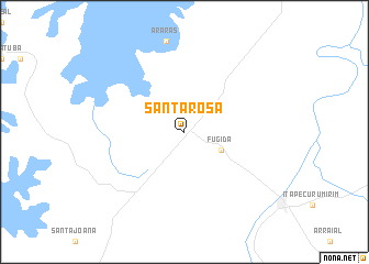 map of Santa Rosa