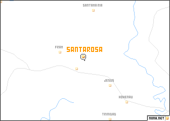map of Santa Rosa