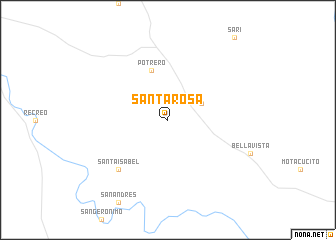 map of Santa Rosa