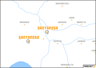 map of Santa Rosa