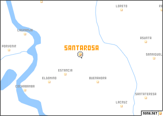 map of Santa Rosa