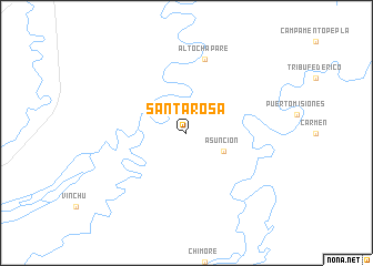 map of Santa Rosa