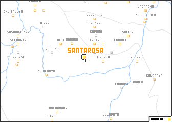 map of Santa Rosa