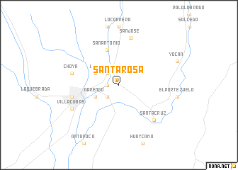 map of Santa Rosa