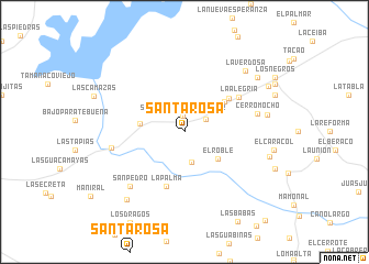 map of Santa Rosa