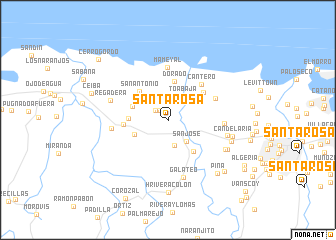 map of Santa Rosa