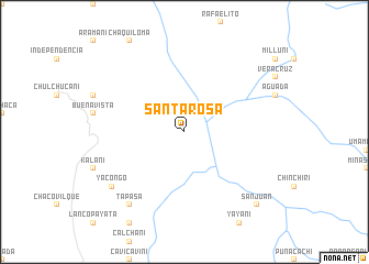 map of Santa Rosa