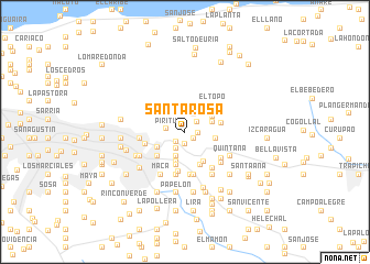 map of Santa Rosa