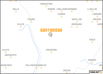 map of Santa Rosa