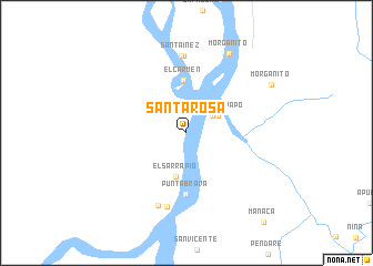 map of Santa Rosa