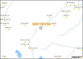 map of Santa Rosa