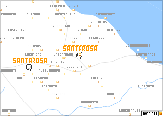 map of Santa Rosa