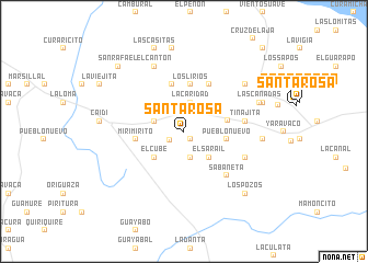 map of Santa Rosa