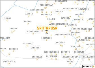 map of Santa Rosa