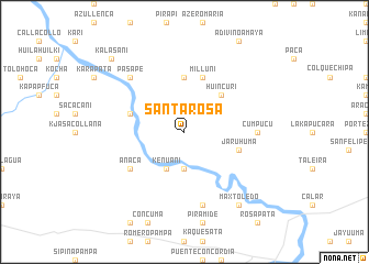 map of Santa Rosa