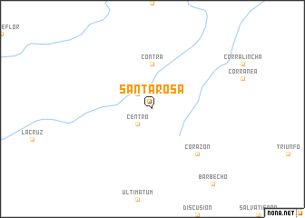 map of Santa Rosa