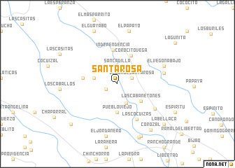 map of Santa Rosa