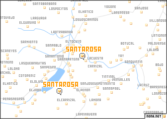 map of Santa Rosa