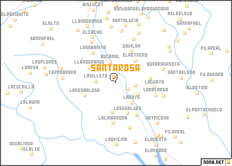 map of Santa Rosa