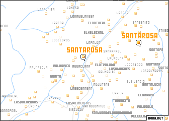 map of Santa Rosa