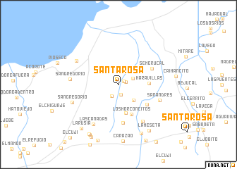 map of Santa Rosa