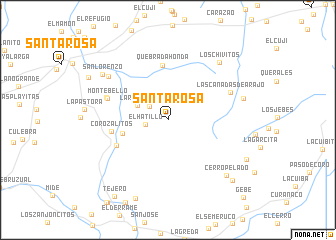 map of Santa Rosa