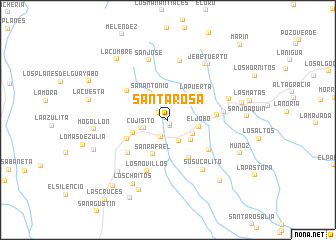 map of Santa Rosa