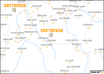 map of Santa Rosa