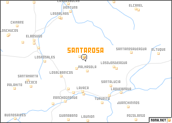 map of Santa Rosa