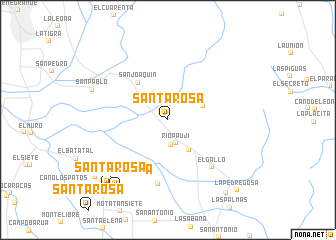 map of Santa Rosa