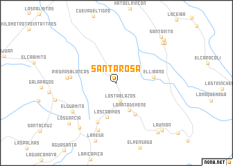 map of Santa Rosa