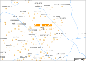 map of Santa Rosa