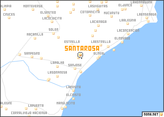 map of Santa Rosa