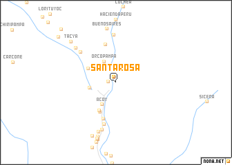 map of Santa Rosa