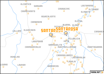 map of Santa Rosa