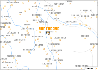 map of Santa Rosa