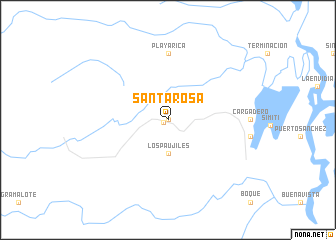 map of Santa Rosa