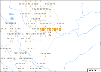 map of Santa Rosa